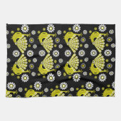 Peacock Bird Graphic Art Theedoek (Horizontaal)