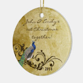  Peacock Bird Persoonlijke Ornament (Links)