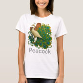 Peacock Bird T-shirt (Voorkant)