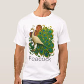 Peacock Bird T-shirt (Voorkant)