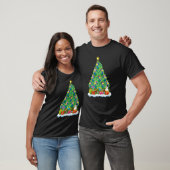 Peacock Bird  Xmas Holiday  Peacock Christmas Tree T-shirt (Unisex)
