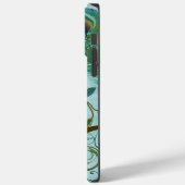 Peacock Birdcage Damask Case-Mate iPhone Case (Achterkant / Links)