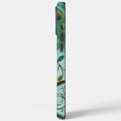 Peacock Birdcage Damask Case-Mate iPhone Case (Achterkant / Links)