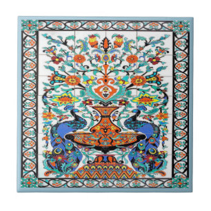 Peacock Birds Tile Tegeltje