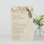  Peacock Black, menublad (Staand voorkant)