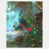 Peacock Blanket Fleece Deken (Voorkant)