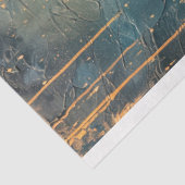 Peacock, blauw, groen & goud, maanlicht, nouveau tissuepapier (Detail)