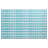 Peacock blauw modern waterverf blad design stof (Yard (91,4 cm))
