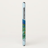 Peacock Blauwe Lotus Bloem Henna Case-Mate iPhone Case (Achterkant/links)