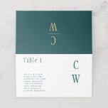 Peacock BLAUWGROEN Green Gold Wedding Table Number Plaatskaartje<br><div class="desc">⭐ design van LeahG®. Gefeliciteerd met je verloving. 📌 dit ontwerp op uw trouwbord op Pinterest en geniet van uw huwelijksreis. 🥰 Uw vrienden en familie zullen van dit moderne, minimalistische, elegante trouwartikel houden. Dit maakt deel uit van een coördinerend bruiloft collectie. Uitzicht het aangehechte collectie om verschillende coördinatieproducten te...</div>
