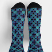 Peacock Block Lattice Kleur ontwerp Sokken (Top)