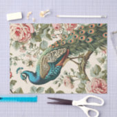  Peacock Bloemen Wallpaper Decoupage Tissuepapier (Craft)