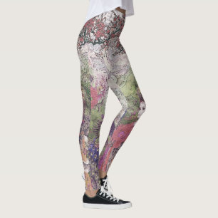 Peacock Blossom en Lotus Bride Leggings