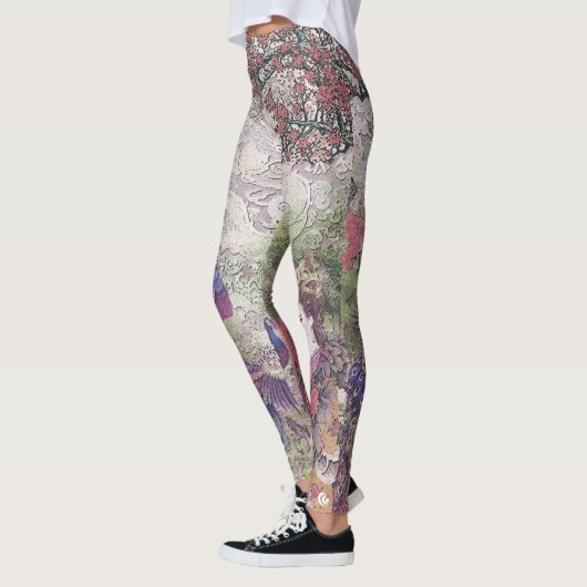 Peacock Blossom en Lotus Bride Leggings (Links)