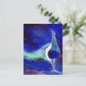 Peacock Blue 2013 Briefkaart (Staand voorkant)