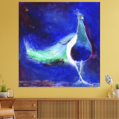 Peacock Blue 2013 Canvas Afdruk (Insitu (Woonkamer))