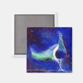 Peacock Blue 2013 Magneet (Voorkant / Achterkant)