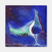 Peacock Blue 2013 Magneet (Voorkant)