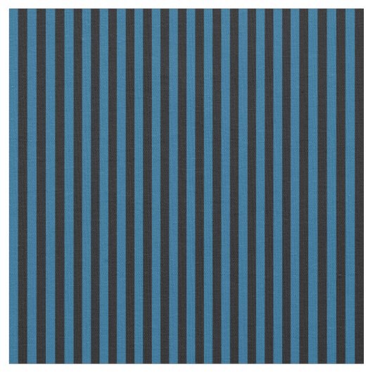 peacock blue and black stripes stof (Close Up)