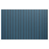 peacock blue and black stripes stof (Fat Quarter)