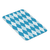 Peacock Blue Argyle Small Diamond Shape Magneet (Rechterzijde)