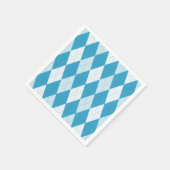 Peacock Blue Argyle Small Diamond Shape Servetten (Hoek)