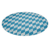Peacock Blue Argyle Small Diamond Shape Snijplank (Hoek)