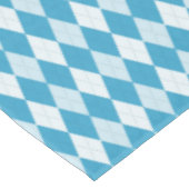 Peacock Blue Argyle Small Diamond Shape Tafelkleed (Gekanteld)