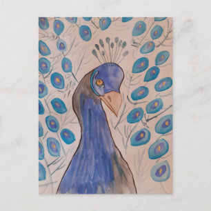 Peacock Blue Briefkaart
