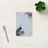 Peacock Blue Burgundy Winter Fall Wedding Post-it® Notes (Kantoor)