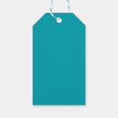 Peacock Blue Cadeaulabel (Voorkant)
