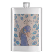 Peacock Blue Classic Flask Flacon (Voorkant)