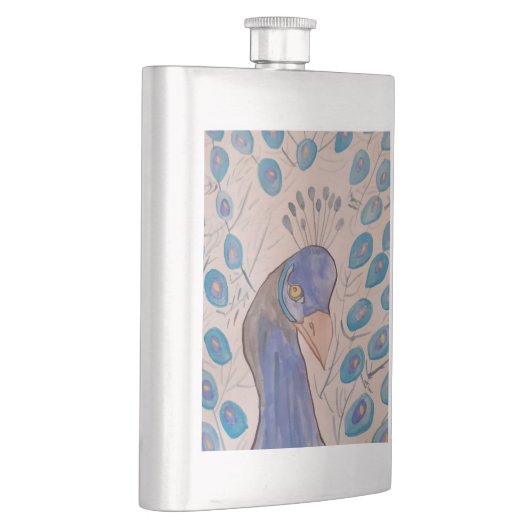 Peacock Blue Classic Flask Flacon (Rechts)