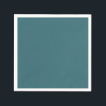 Peacock Blue Dark Blauwgroen Deep Aqua Green-Blue Servet<br><div class="desc">Verbeter uw bruiloft of feest met een van de  tinten van blauw-groen (of groen-blauw)! Deze mooie servet in pauw blauw,  ook bekend als donker blauwgroen of diep water,  is perfect voor elke keer,  het hele jaar door. En vergeet de borden niet.</div>