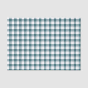 Peacock Blue (Donker Blauwgroen of Aqua) en White  Tissuepapier