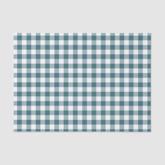 Peacock Blue (Donker Blauwgroen of Aqua) en White Tissuepapier (Voorkant)