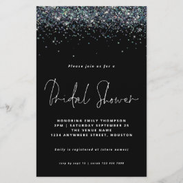 Peacock Blue Glitter Budget Vrijgezellenfeest Blac