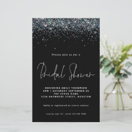 Peacock Blue Glitter Budget Vrijgezellenfeest Blac