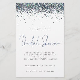 Peacock Blue Glitter Budget Vrijgezellenfeest Uitn