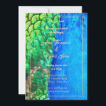 Peacock Blue Green Feather Texture Summer Wedding Kaart<br><div class="desc">Dit ontwerp is geïnspireerd door de mooie pauw vogel. Deze vogel symboliseert zelfvertrouwen, zelfrespect, waardigheid, verfijning, kennis, seksualiteit, trots en schoonheid. De combinatie van blauwe en groene kleuren is ideaal voor de zomer en biedt een verfrissend uiterlijk. Gebruik deze warme en vrolijke kaart om je trouwgokken te bereiken en hen...</div>