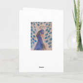 Peacock Blue Kaart (Achterkant)