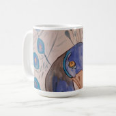 Peacock Blue Koffiemok (Voorkant links)