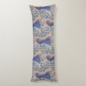 Peacock Blue Lichaamskussen (Achterkant (Verticaal))