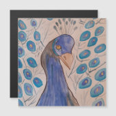 Peacock Blue Magnetic Card (Voorkant / Achterkant)