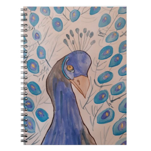 Peacock Blue Notitieboek (Voorkant)