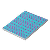 Peacock Blue Paisley Notitieblok (Linkerzijde)