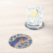 Peacock Blue Paper Onderzetter (Insitu)