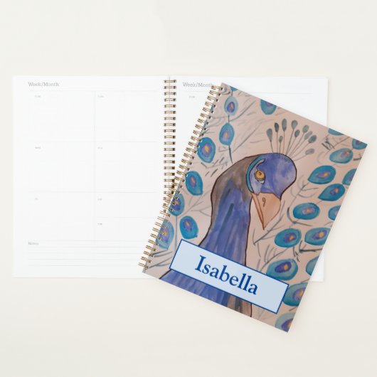 Peacock Blue Planner (Display)