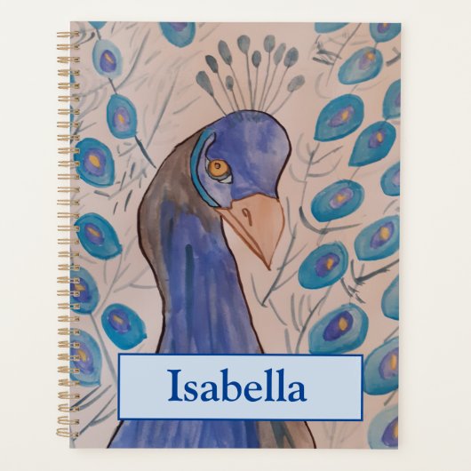 Peacock Blue Planner (Voorkant)
