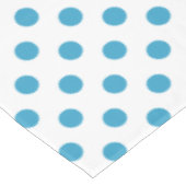 Peacock Blue Polka Dots Circles Tafelkleed (Gekanteld)